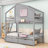 Playhouse-Inspired Twin Over Twin Bunk Bed With Drawers-1015857341