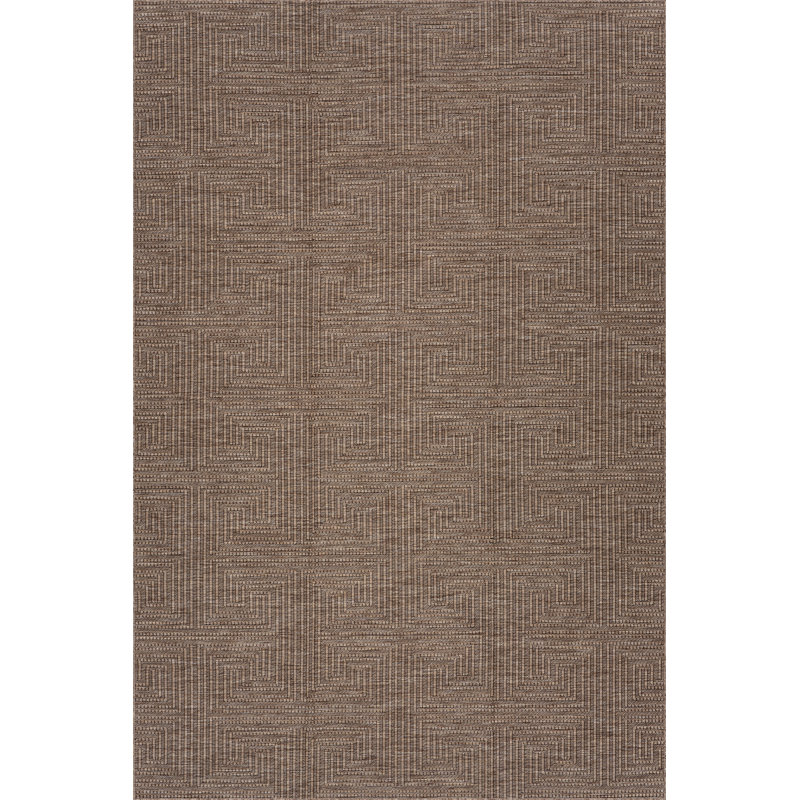  Tapis intérieur / extérieur Morisse, Kaki, Tapis de couloir 2 pi 6 po x 8 pi