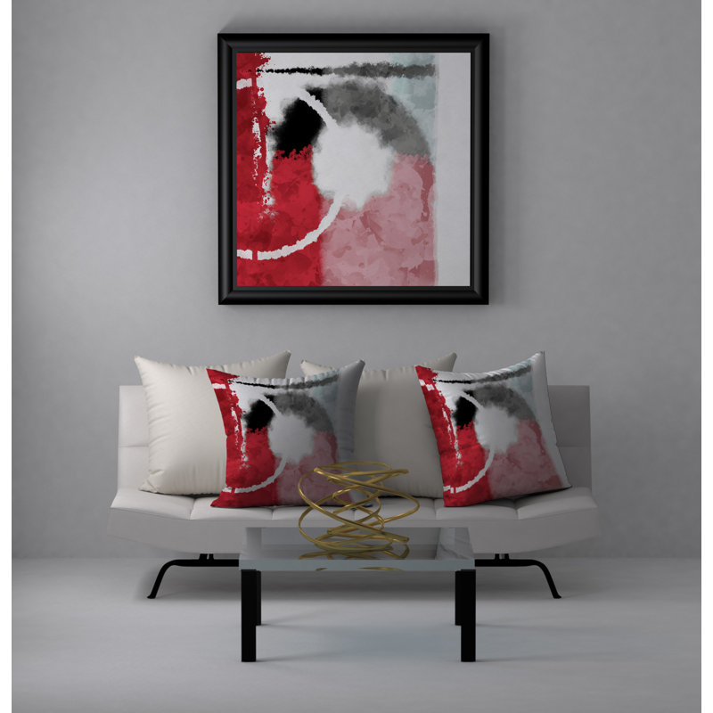 Housse de coussin décorative carrée naturelle moderne/insert, 18 po x 18 po
