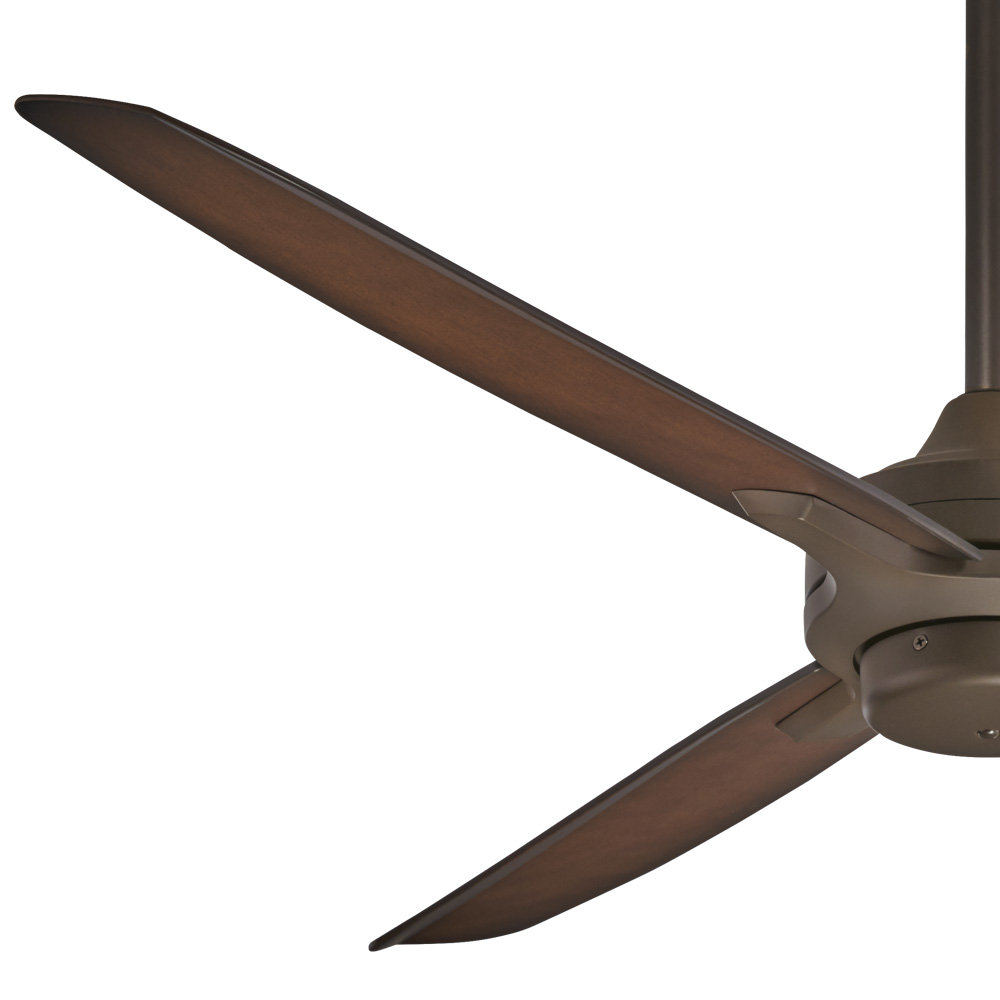 Rudolph 52" Ceiling Fan, Oil Rubbed Bronze with Tobacco Blades