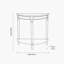 Callum 80cm Solid Wood Console Table-109537920