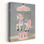 «Pink Carousel Horse Dreamy Playful Whimsical Horse», reproduction d'art murale-133189777