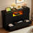 10-drawer 47.2" W Dresser With led lights and power outlets, Wooden chest of drawers With Fabric side pocket, Tv stand for bedroom Living room-636357265