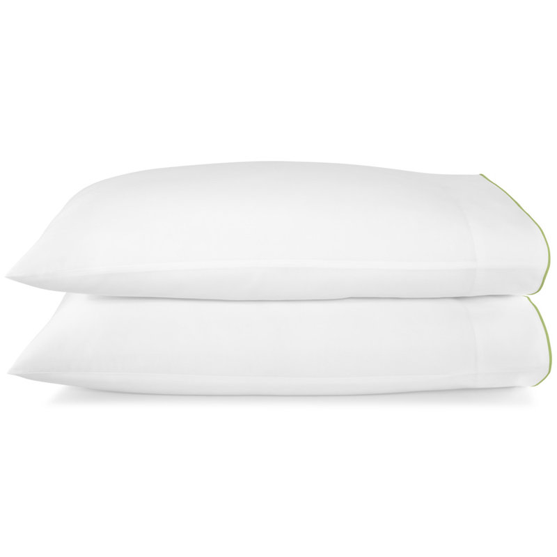 Melody 420 Thread Count Egyptian-Quality Cotton Sateen Pillowcase, Sky, Standard/Twin