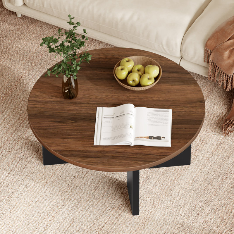 Mid-Century Modern Round Coffee Table