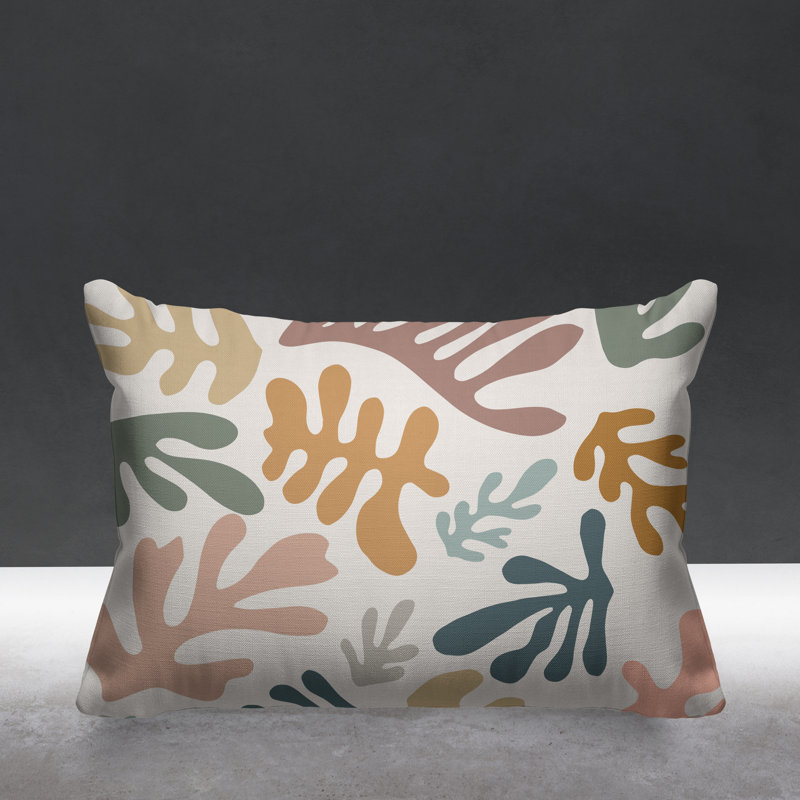 Outdoor Reversible Throw Pillow, Fall