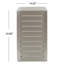 Table en forme de C CAPU CORAL ALU ARGENT-547840883