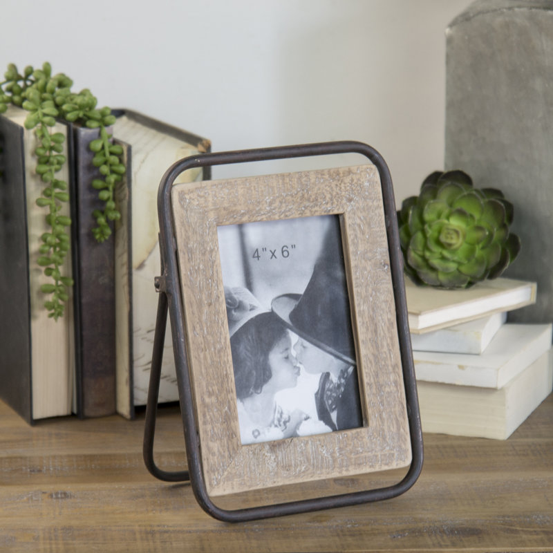 Cadre photo en bois Fauntleroy, 4 po x 6 po