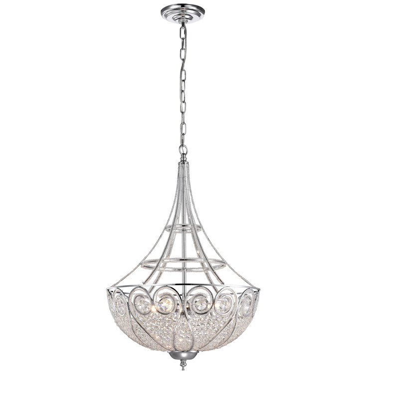 Lustre empire à 3 lumières Seawright, H 60 po x l 18 po x P 18 po, 4