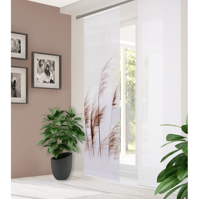 Semi Sheer Sliding Panel Single Panel