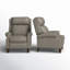 Fauteuil inclinable en cuir véritable Ambrosane-79515880