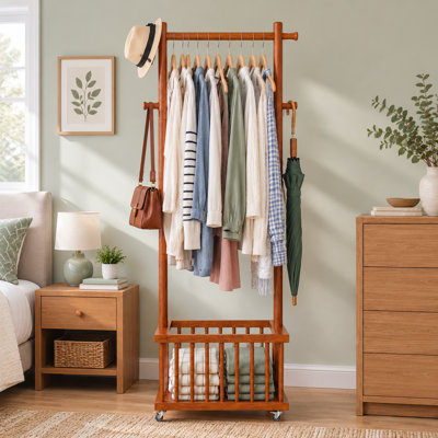 Solid Wood Freestanding 4 - Hook