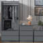 Warren 2 Door 2 Drawer Combi Wardrobe - Modern No-Handle Design, Soft-Close Hinges, Scratch-Resistant Finish