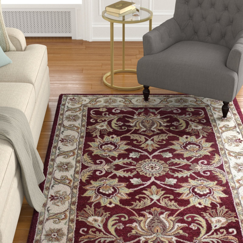 Sneed Wool Oriental Indoor Rug, Rectangle 5' x 8'