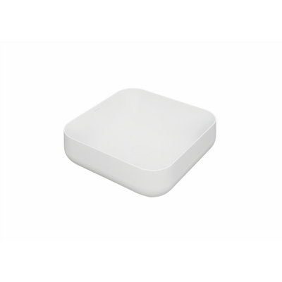 Saniterra 440mm L x 440mm W Ceramic Square Sink