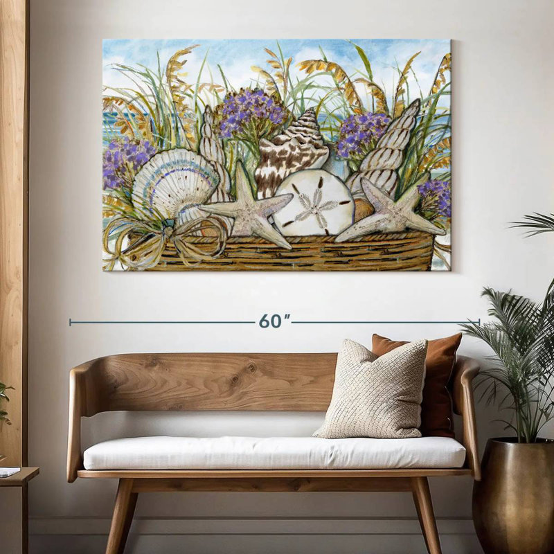 Aletra Shell Basket, 34" H x 51" W