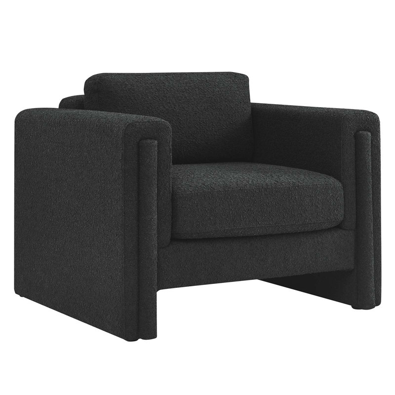 Modway Visible Armchair, Black Boucle
