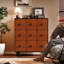 Commode d'appoint 9 tiroirs en bois massif