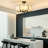 4 - Light Semi - Flush Mount Ceiling Light ,natural Alabaster Shade
