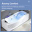 TB6227400190526TB&Size 25.2 " W Floor Mounted Whirlpool Acrylic Bathtub-137981133