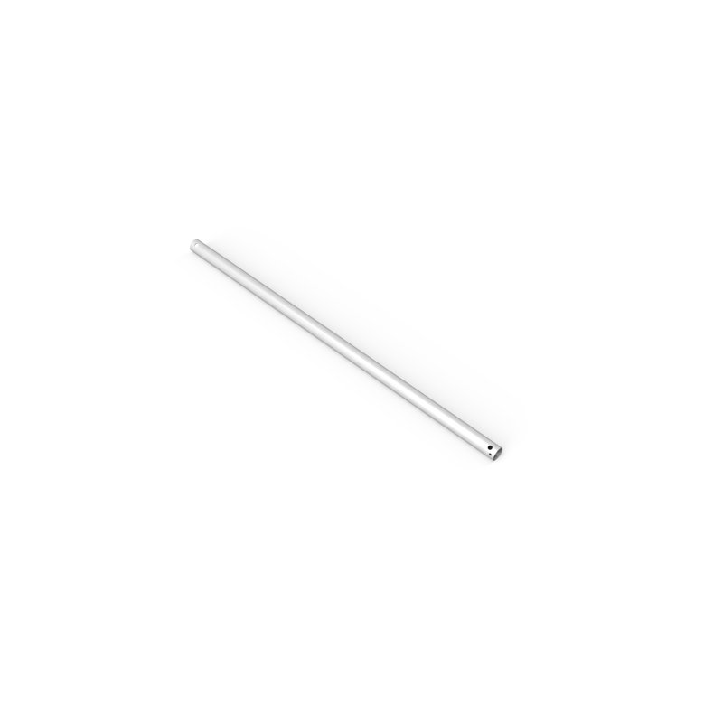 Smart Ceiling Fan Downrod, White, 24" H x 0.81" W x 0.81" D