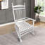 Chaise berçante à lattes à dossier à lattes-1126616064
