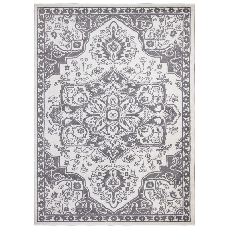 Emmaleen ivoire marocain sans médaillon ivoire, Rectangle 6 pi 7 po x 9 pi 3 po
