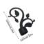 Kbndieu Set Of 2 Sleek Curtain Rod Finials 28mm Diameter Leaf-523338878