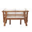Chaise longue d'extérieur convertible avec coussin-1040393570