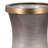  Sculptural Urn Glass Vase with Rim for Home Decor - Decorative Tall Flower Vase Accent for Shelf, or Living Room Table Styling - Brown & Ivory-737622003