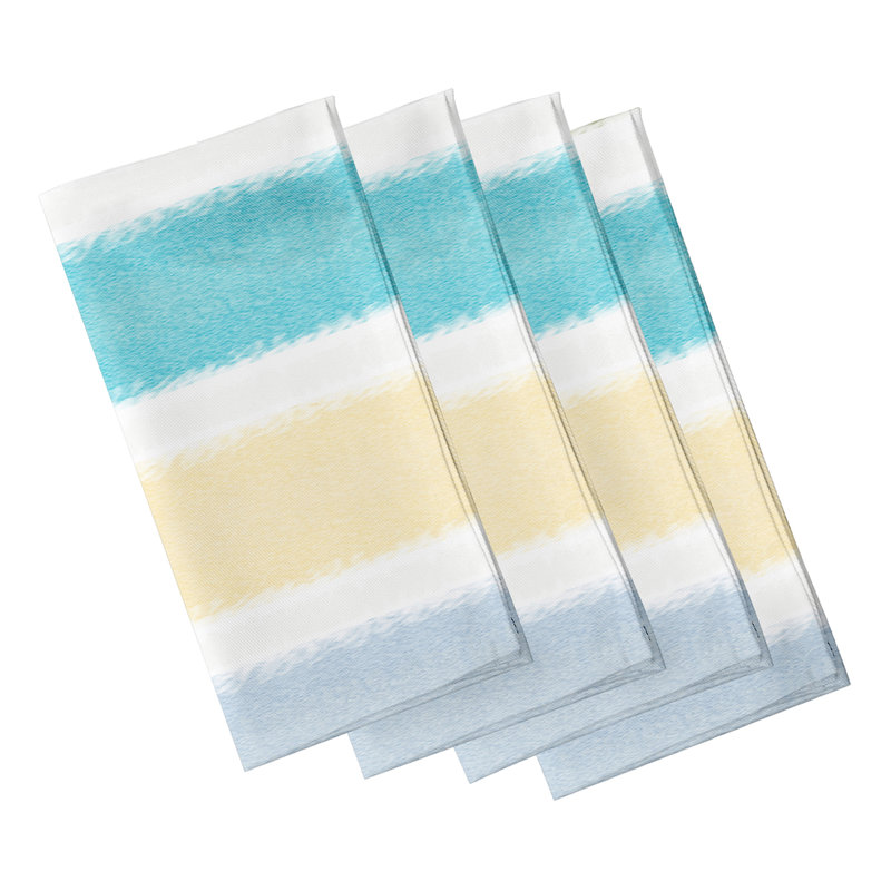 Ensemble de serviettes 4 pièces Synthia, Bleu clair