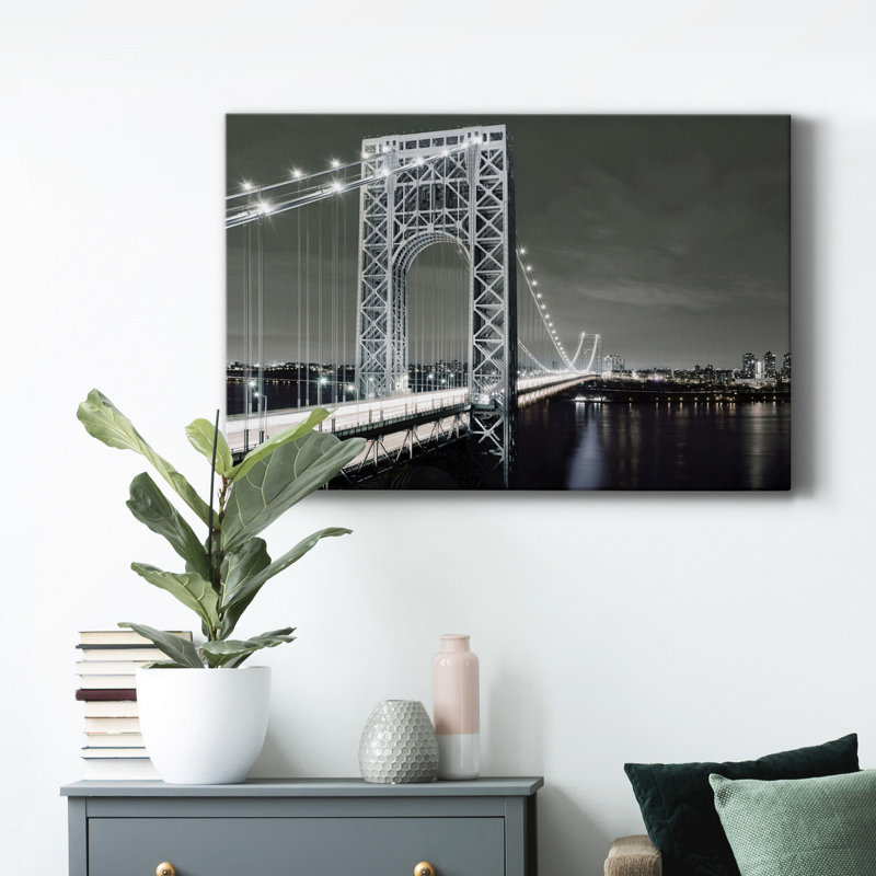 City Lights - Photographie sur toile tendue, H 12 po x l 8 po x P 1 po
