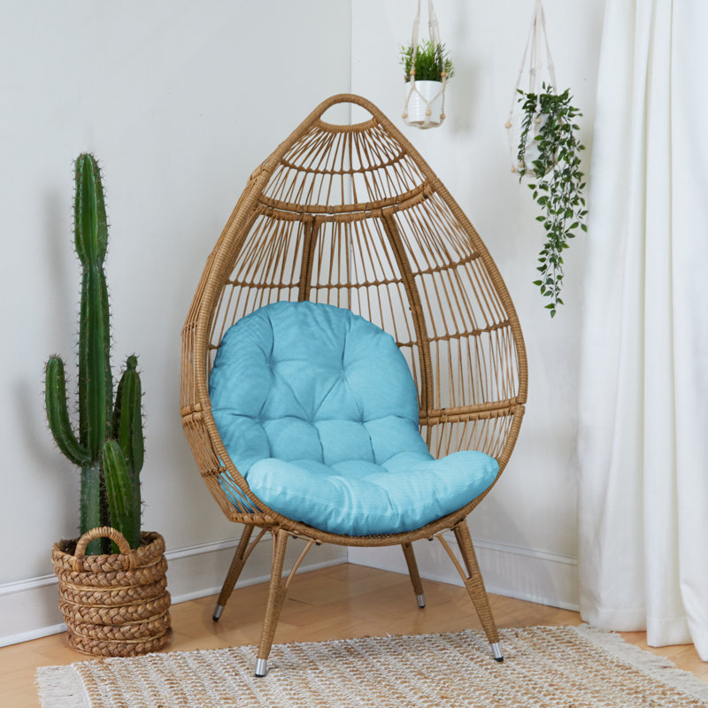 Seat Egg Chair Cushion, Sky Blue