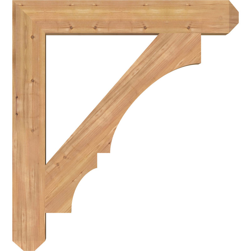 H 5,5 l, Smooth Western Red Cedar, 6" W x 38" D x 42" H