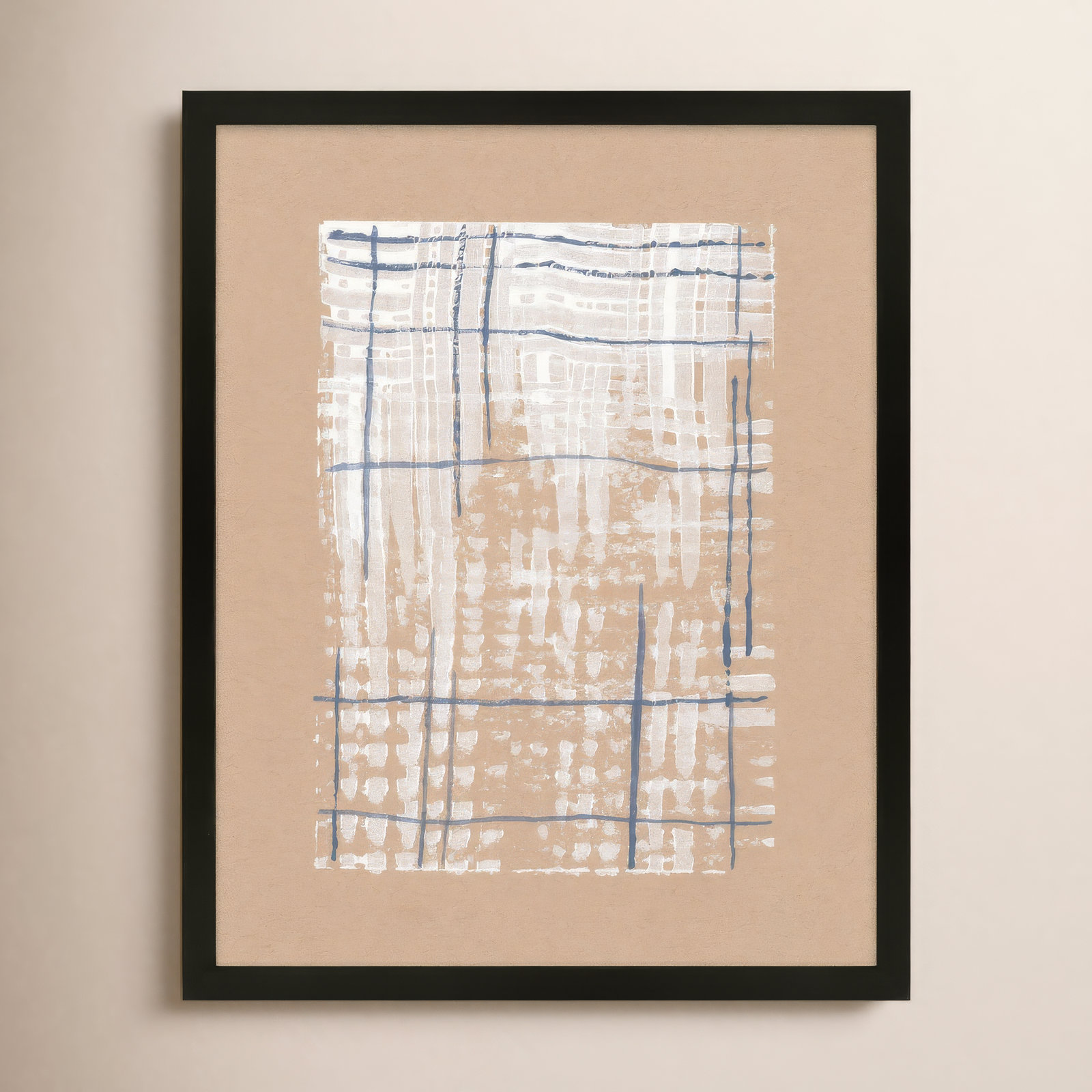 Network by Andrea Stokes, Black Framed, 16" W x 20" H