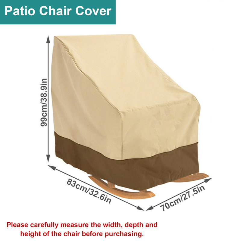 Housse respirante pour chaise de patio