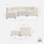 Canapé modulaire 4 pièces Luca-88660207
