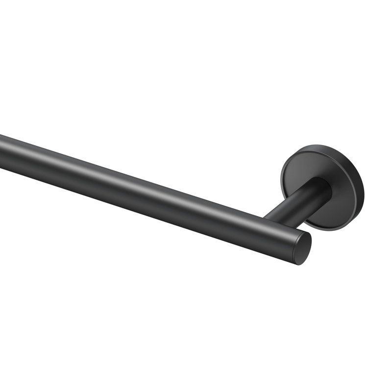 Porte-serviettes Sky, Noir mat, H 2 po x L 26 po x P 3,13 po
