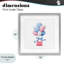 «Pink & Blue Hand Bag Ballons», reproduction encadrée sous verre, design par Amanda Greenwood-160697138-160697142