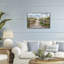 Giclée encadrée par une clôture de plage, design par Mary Lou Johnson-86272245-86272247