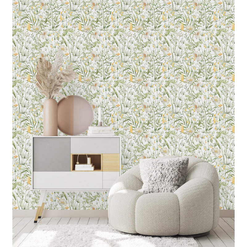 Floral Tile, 225" L x 25" W