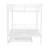 Full Over Full Metal Bunk Bed With Trundle, White-188221453-188221454