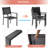 Vladko 6 person Outdoor Restaurant Dining Set Rectangular 59.1'' L Table-122339045