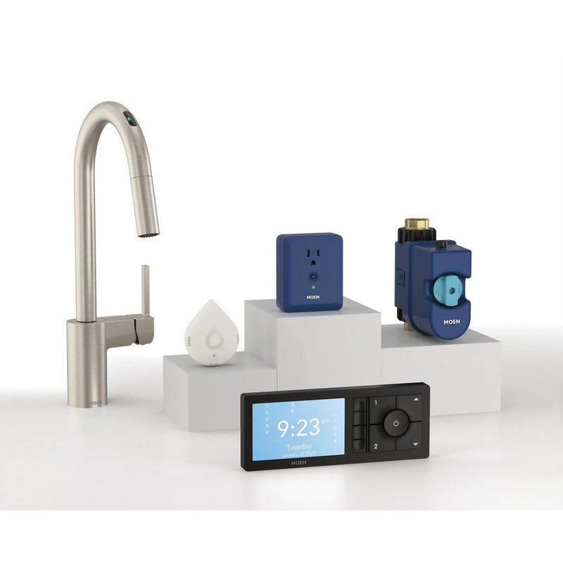 MOEN Align Single-Handle Smart Touchless Pull Down Sprayer Kitchen Faucet with Voice Control in Spot Resist Stainless