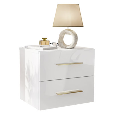 Latreasa 2 Drawer Bedside Table