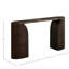 Console ovale en frêne Summit X P 33 po H