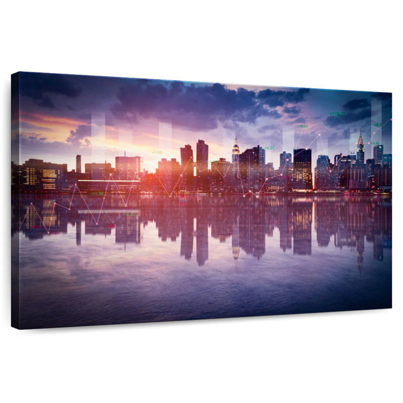 Ravi New York Abstract, 32" H x 48" W