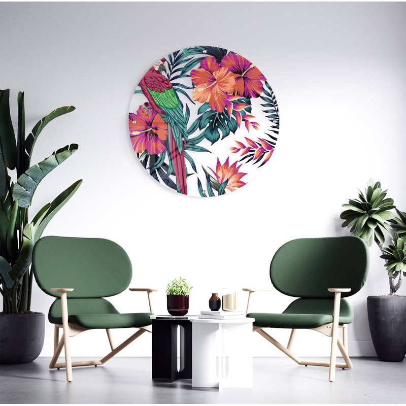 Décoration murale perroquet