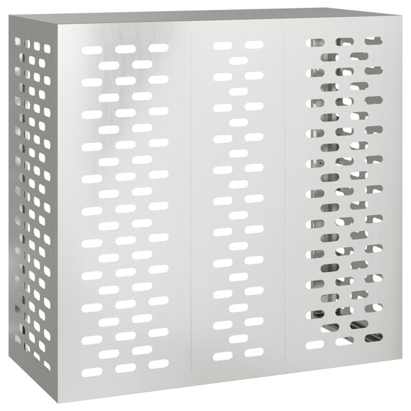 Galvanised Steel Breathable Design, 105cm H x 110cm W x 50cm D