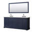 Meuble-lavabo double autoportant 60 po avec plateau en quartz et miroir Avery-97851418-97851419-97851423